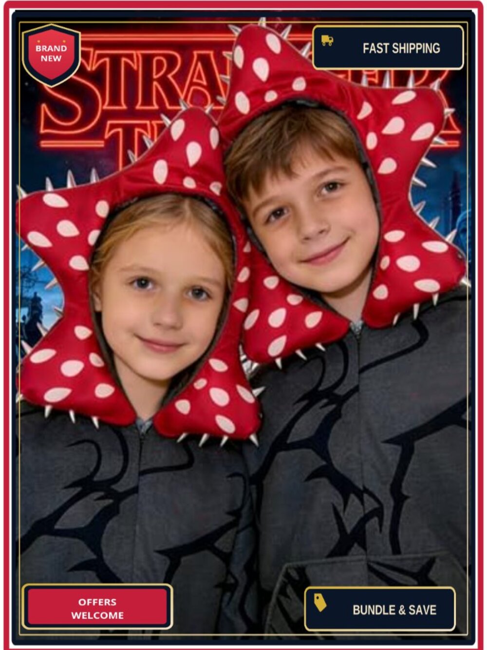 Unisex Adult Hooded One-Piece Pajama Jumpsuit Fleece Loungewear - Picture 5 of 6